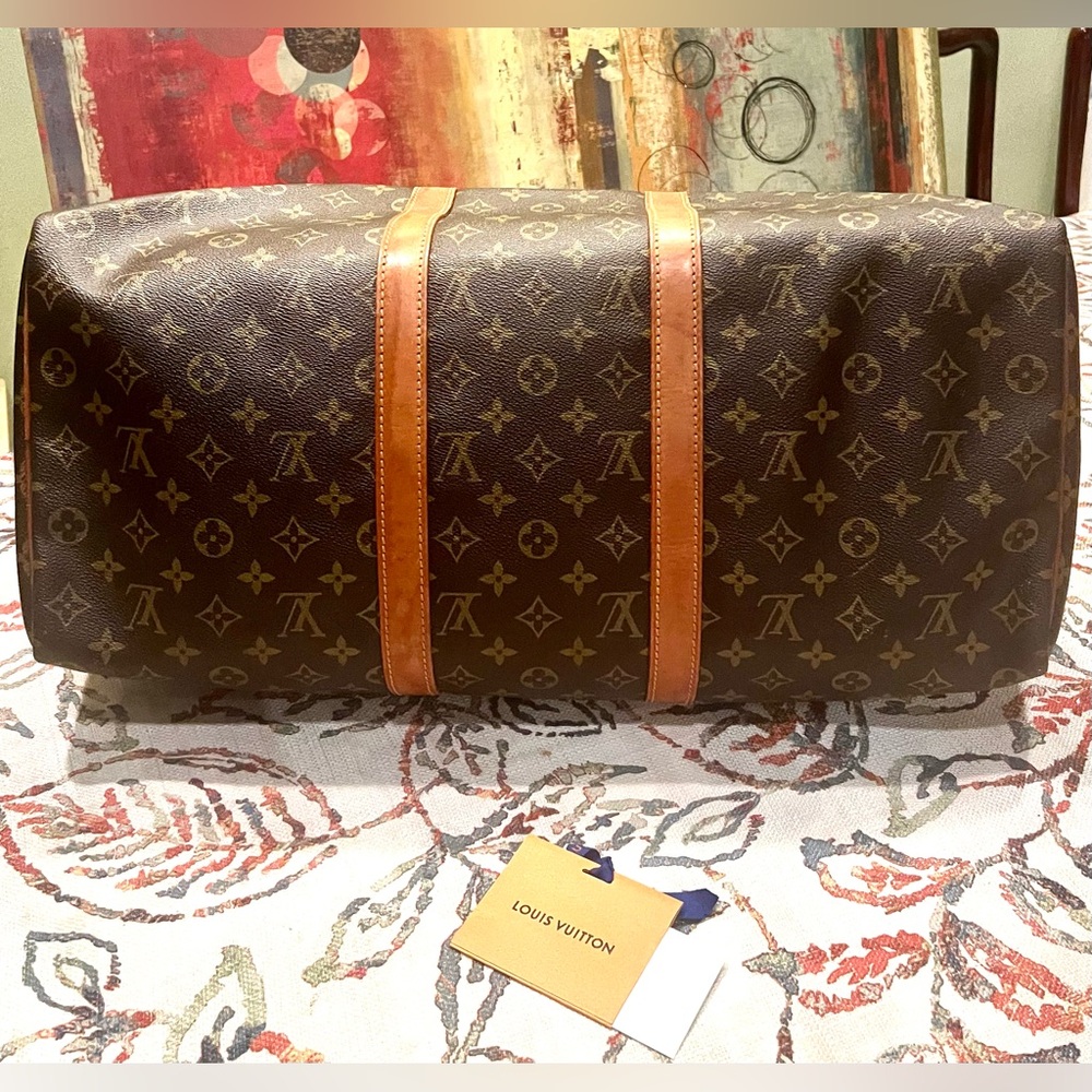 Louis Vuitton Keepal 50 Classic Monogram Duffel Bag - Picture 9 of 16